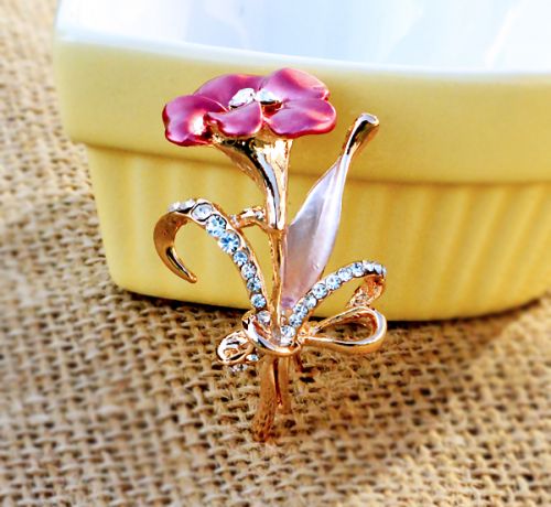 Broche femme en Alliage argent et plaqué or - Ref 1171060