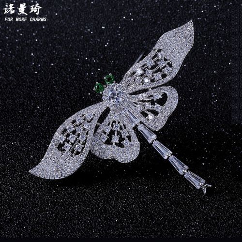 Broche femme en Zircon diamant - Ref 1171075