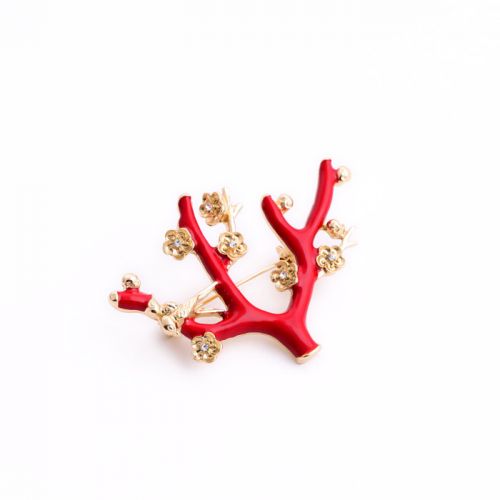 Broche femme en Alliage argent et plaqué or - Ref 1171153