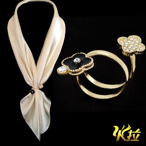 Broche femme en Alliage argent et plaqué or - Ref 1171227