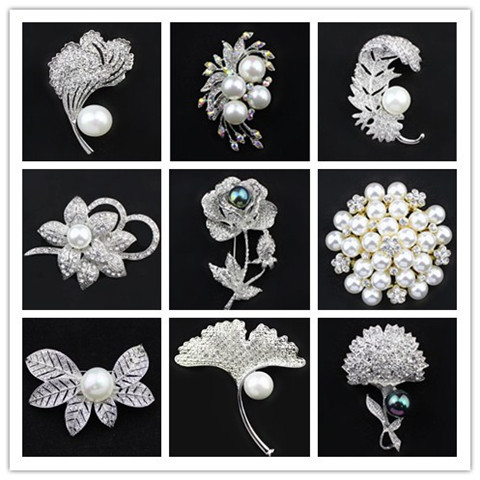 Broche femme en Zircon diamant - Ref 1171234