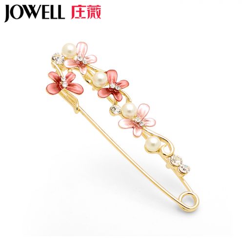 Broche femme en Alliage argent et plaqué or - Ref 1171258