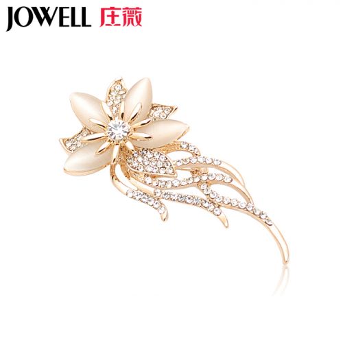 Broche femme en Alliage argent et plaqué or - Ref 1171315