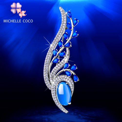 Broche femme MICHELLE COCO en Zircon diamant - Ref 1171328