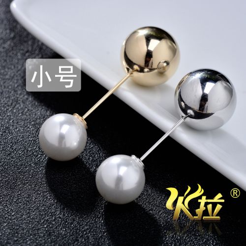 Broche femme en Alliage argent et plaqué or - Ref 1171436