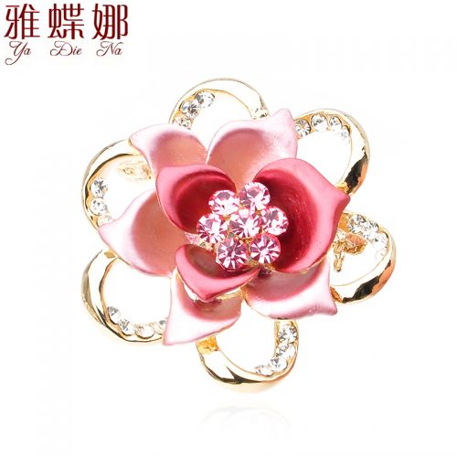 Broche femme en Alliage argent et plaqué or - Ref 1171577