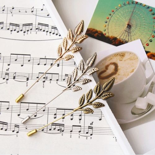 Broche femme en Alliage argent et plaqué or - Ref 1171617