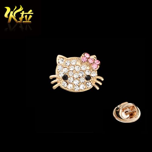 Broche femme en Alliage argent et plaqué or - Ref 1171657