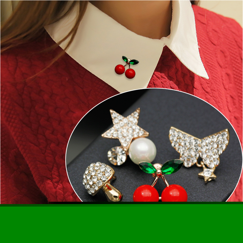 Broche femme en Zircon diamant - Ref 1171742