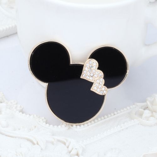 Broche femme YA BAO en Alliage argent et plaqué or - Ref 1171788