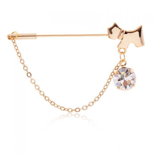 Broche femme YA BAO en Zircon diamant - Ref 1171806