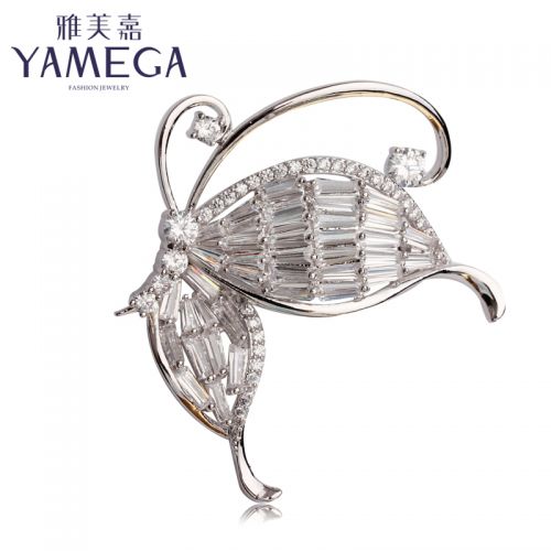 Broche femme YAMEGA en Zircon diamant - Ref 1171840