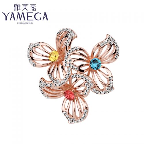 Broche femme YAMEGA en Zircon diamant - Ref 1171841