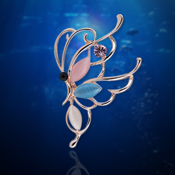 Broche femme DIDISEE en Alliage argent et plaqué or - Ref 1171981