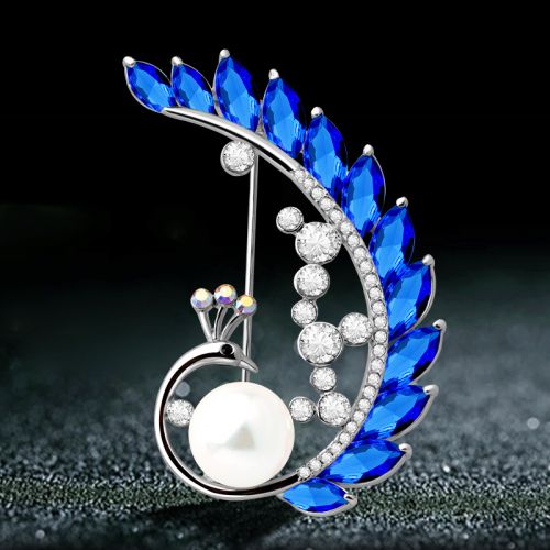 Broche femme LADY COLOUR en cristal autrichien - Ref 1172018