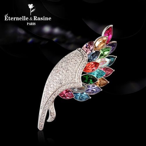Broche femme ETERNELLE en cristal autrichien - Ref 1172026