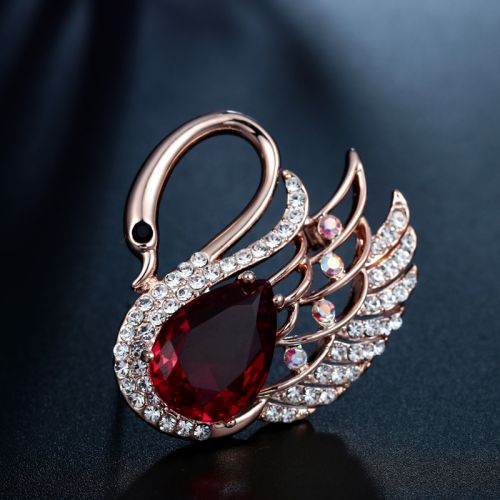 Broche femme NICETER en Zircon diamant - Ref 1172032