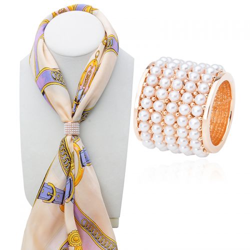 Broche femme en Alliage argent et plaqué or - Ref 1172065