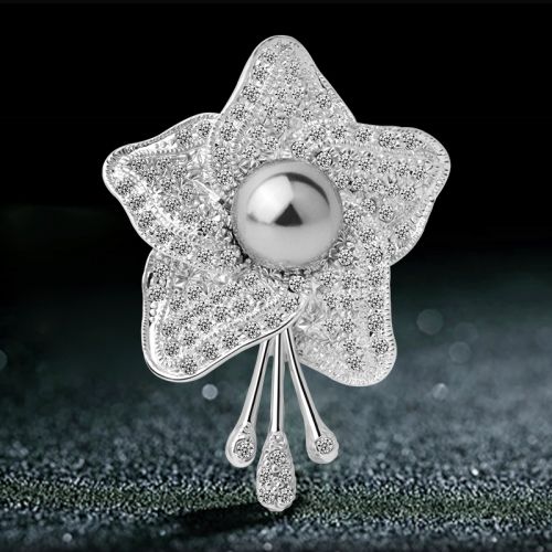 Broche femme LADY COLOUR en Nacre - Ref 1172072