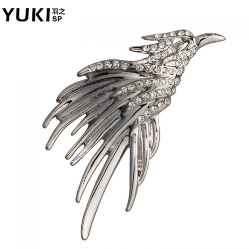 Broche homme YUKI en cristal autrichien - Ref 1172118