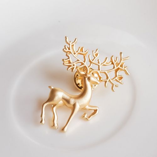 Broche en Alliage argent et plaqué or - Ref 1172218