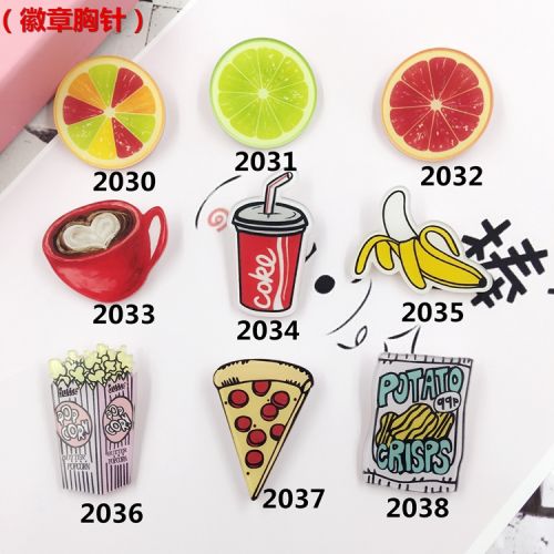 Broche femme en plexiglas - Ref 1172227