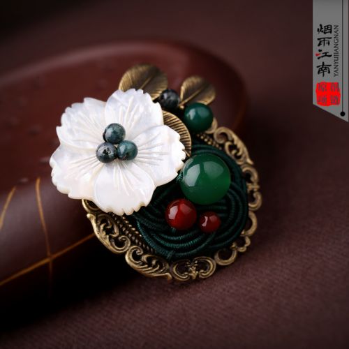 Broche femme en Matériau mixte - Ref 1172243