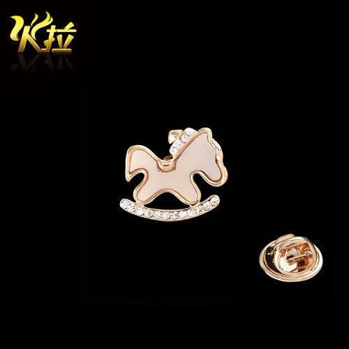 Broche femme en Alliage argent et plaqué or - Ref 1172260