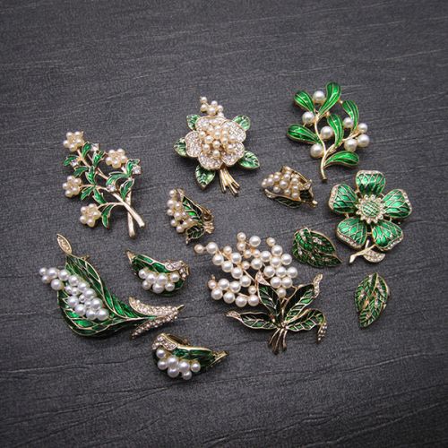 Broche femme en Zircon diamant - Ref 1172342