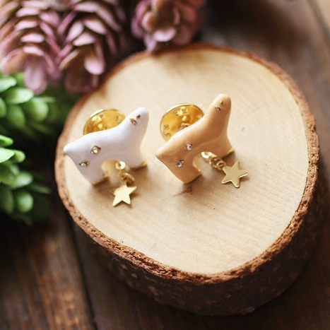 Broche femme en Alliage argent et plaqué or - Ref 1172349