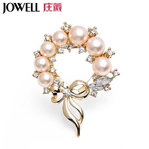 Broche femme en Alliage argent et plaqué or - Ref 1172388