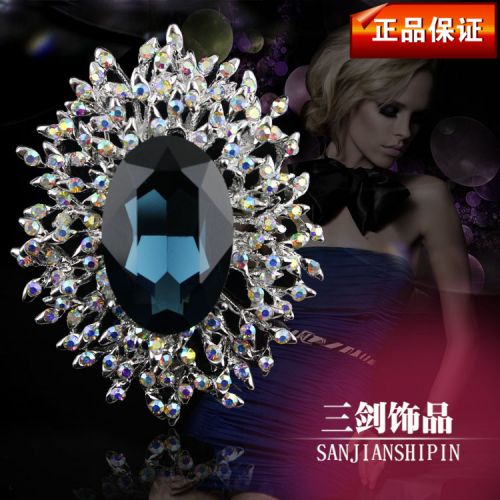 Broche femme en Alliage argent et plaqué or - Ref 1172433