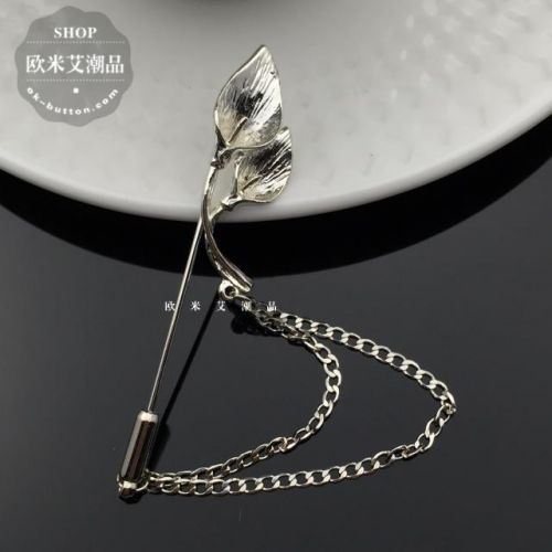 Broche en Alliage argent et plaqué or - Ref 1172441