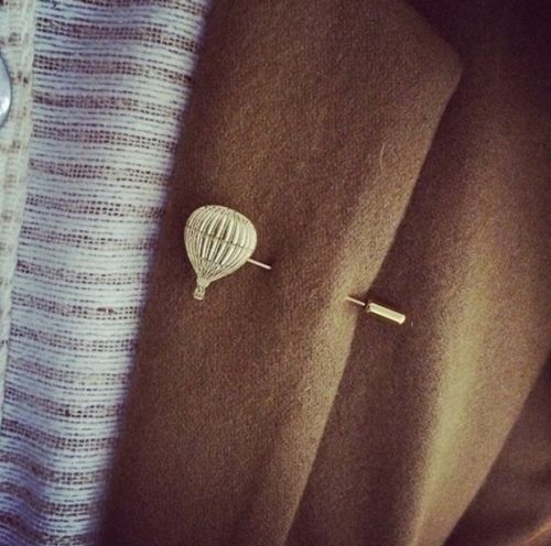 Broche femme en Alliage argent et plaqué or - Ref 1172503