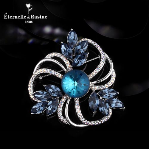 Broche femme ETERNELLE en cristal autrichien - Ref 1172537