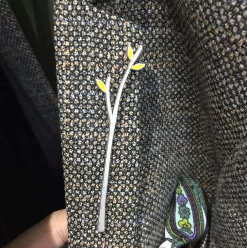 Broche femme en Alliage argent et plaqué or - Ref 1172564