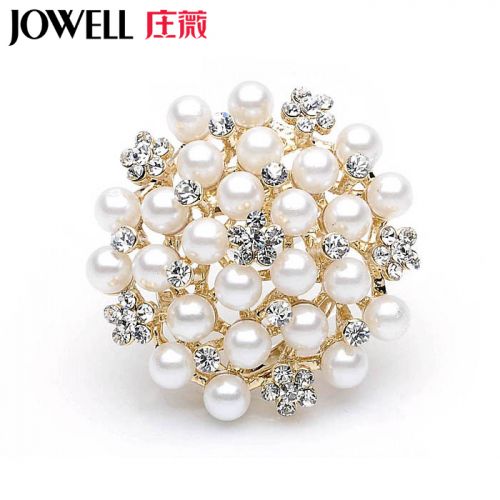 Broche femme en Alliage argent et plaqué or - Ref 1172593