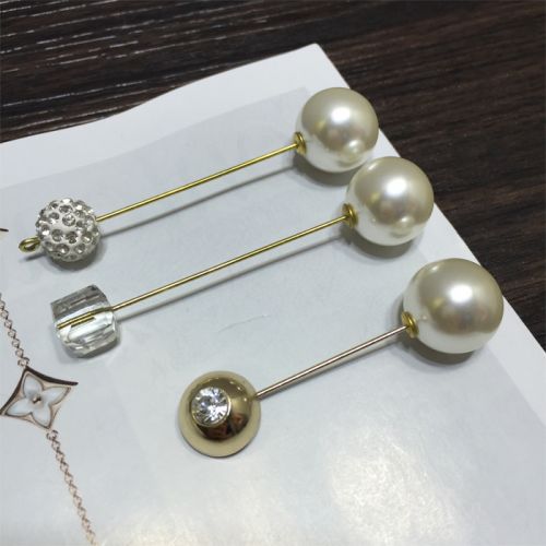 Broche femme en Alliage argent et plaqué or - Ref 1172595