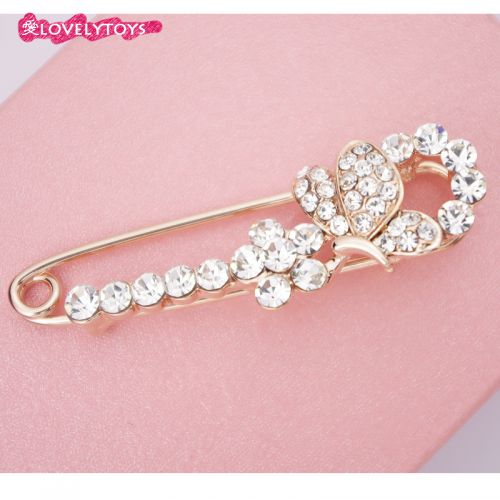 Broche femme en Alliage argent et plaqué or - Ref 1172607