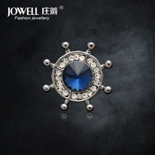 Broche en Alliage argent et plaqué or - Ref 1172608