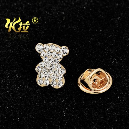 Broche femme en Alliage argent et plaqué or - Ref 1172611