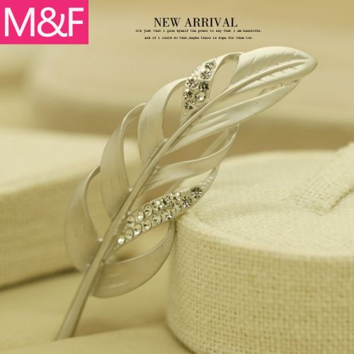 Broche femme en Alliage argent et plaqué or - Ref 1172709