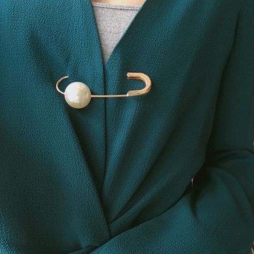 Broche femme en Alliage argent et plaqué or - Ref 1172738