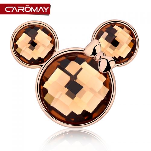Broche femme CAROMAY en cristal artificiel - Ref 1172793