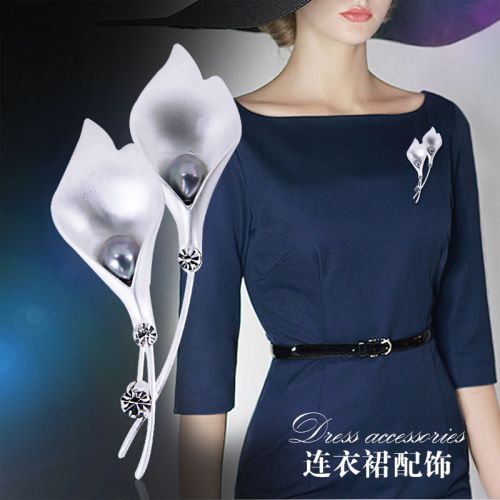 Broche femme IFEELU en Alliage argent et plaqué or - Ref 1172979