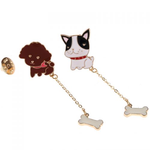 Broche femme en Alliage argent et plaqué or - Ref 1173165