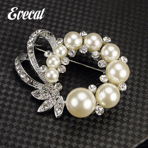 Broche femme en Alliage argent et plaqué or - Ref 1173180