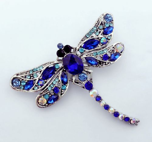 Broche femme en cristal naturel pierres semi-précieuses - Ref 1173197