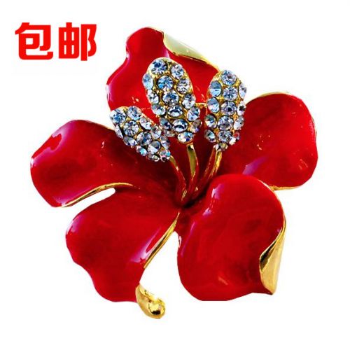 Broche femme YABEI en Alliage argent et plaqué or - Ref 1173201