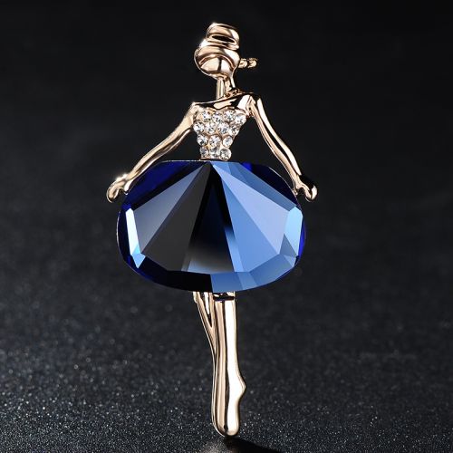 Broche femme en Alliage argent et plaqué or - Ref 1173415
